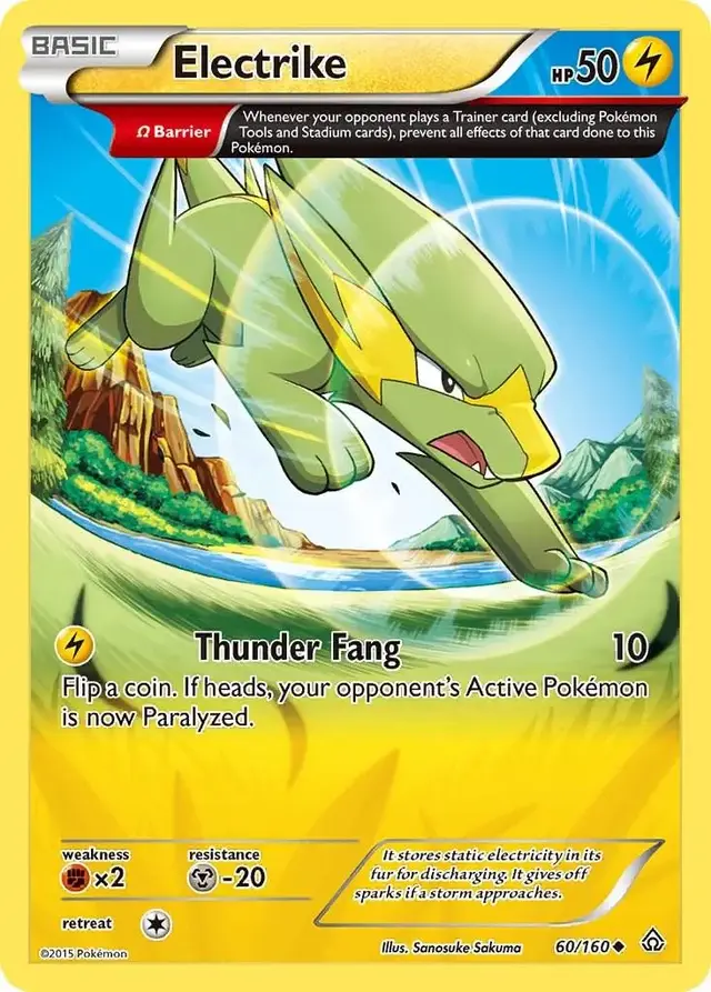 Electrike - Pokemon Primal Clash #60