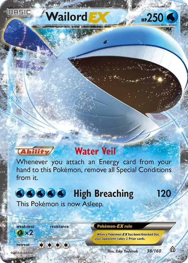 Wailord EX - Pokemon Primal Clash #38