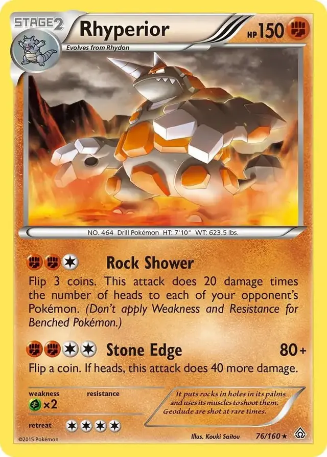 Rhyperior - Pokemon Primal Clash #76