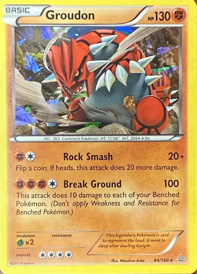 Groudon [Cracked Ice] - Pokemon Primal Clash #84