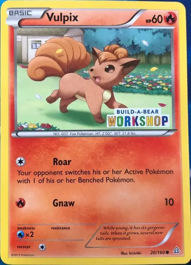 Vulpix [Build-a-Bear] - Pokemon Primal Clash #20