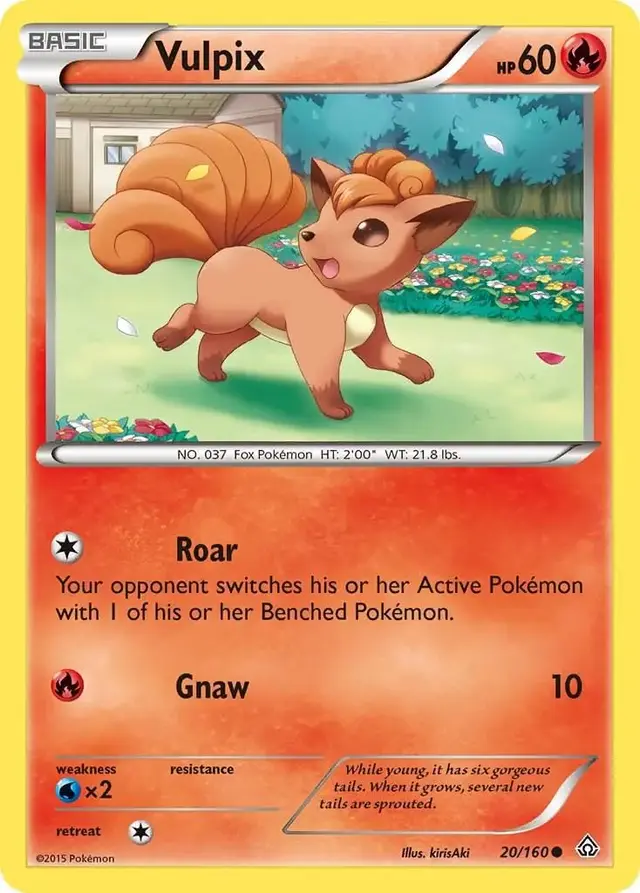 Vulpix - Pokemon Primal Clash #20