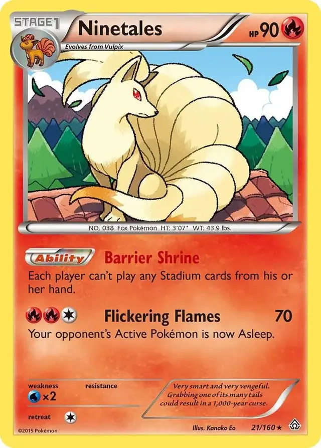 Ninetales - Pokemon Primal Clash #21
