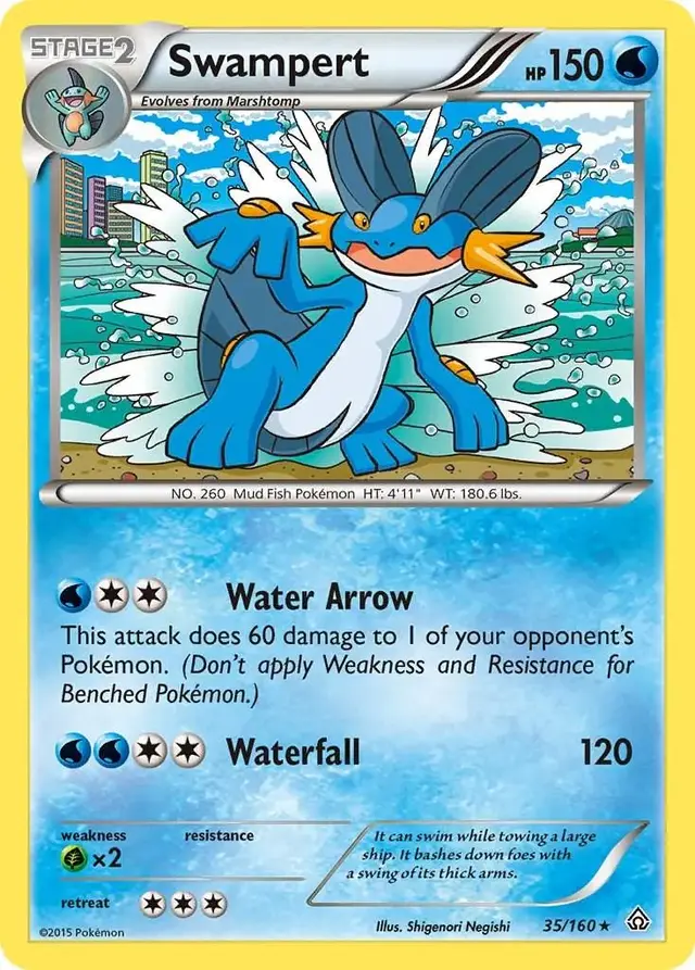 Swampert - Pokemon Primal Clash #35