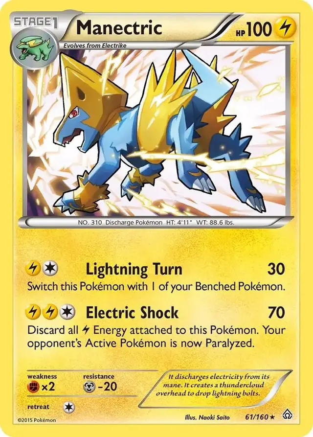 Manectric - Pokemon Primal Clash #61