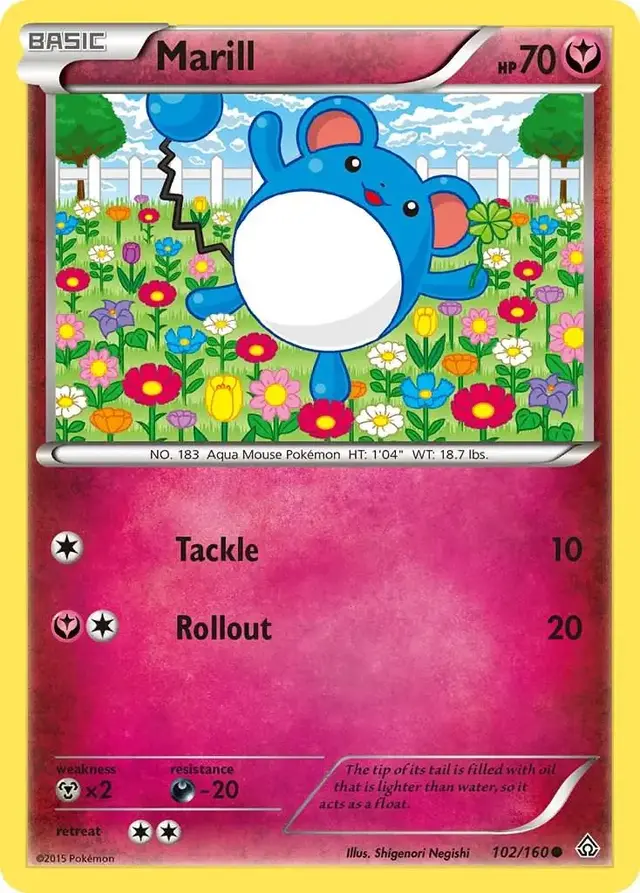 Marill - Pokemon Primal Clash #102