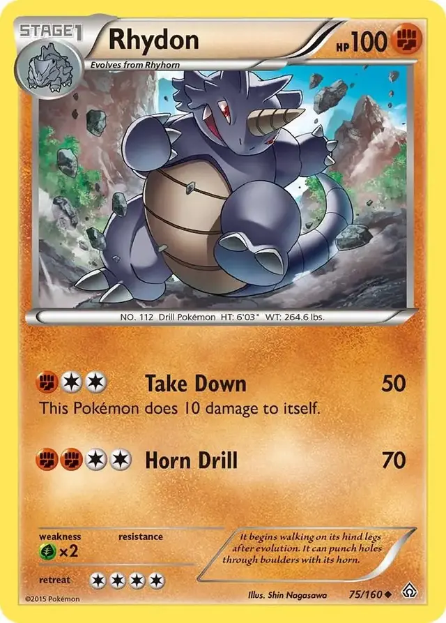 Rhydon - Pokemon Primal Clash #75