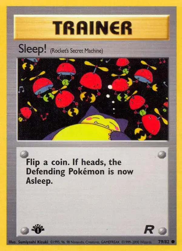 Sleep! [1st Edition] - Pokemon Team Rocket #79