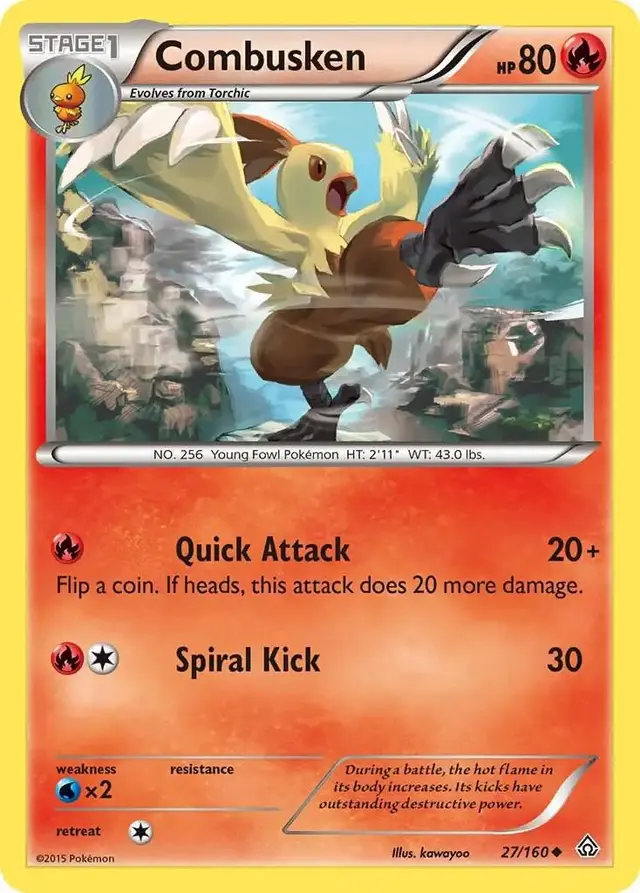 Combusken - Pokemon Primal Clash #27
