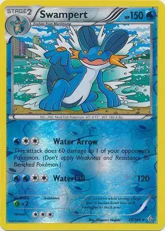 Swampert [Reverse Holo] - Pokemon Primal Clash #35