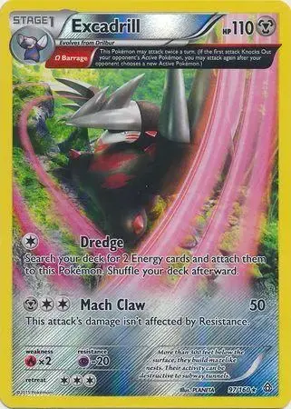 Excadrill [Reverse Holo] - Pokemon Primal Clash #97