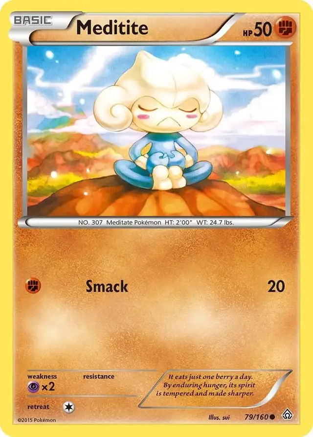 Meditite - Pokemon Primal Clash #79