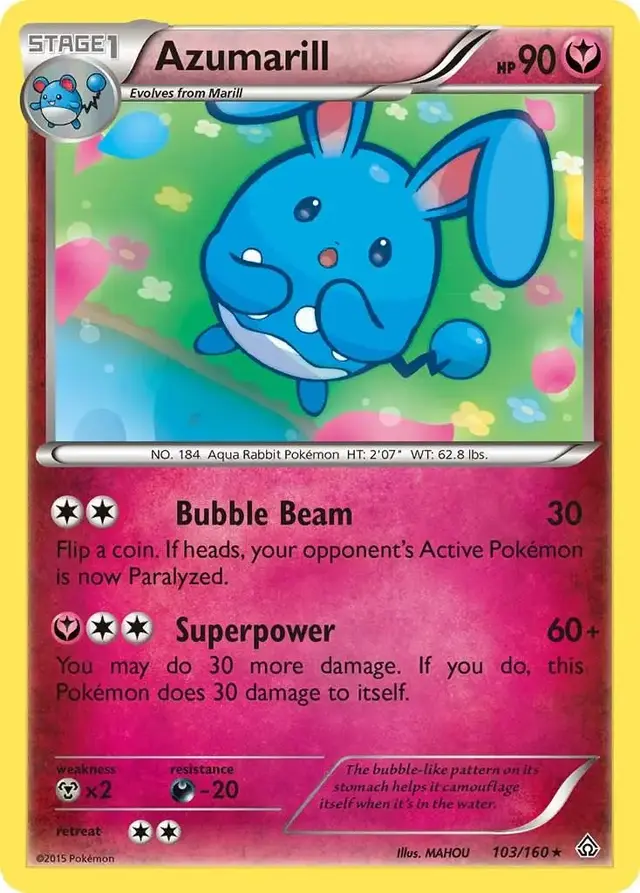 Azumarill - Pokemon Primal Clash #103