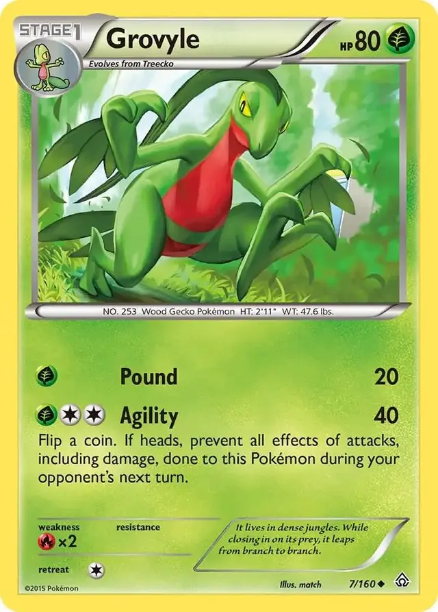 Grovyle - Pokemon Primal Clash #7