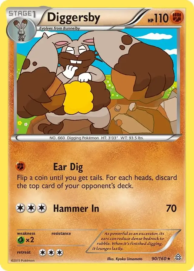 Diggersby - Pokemon Primal Clash #90