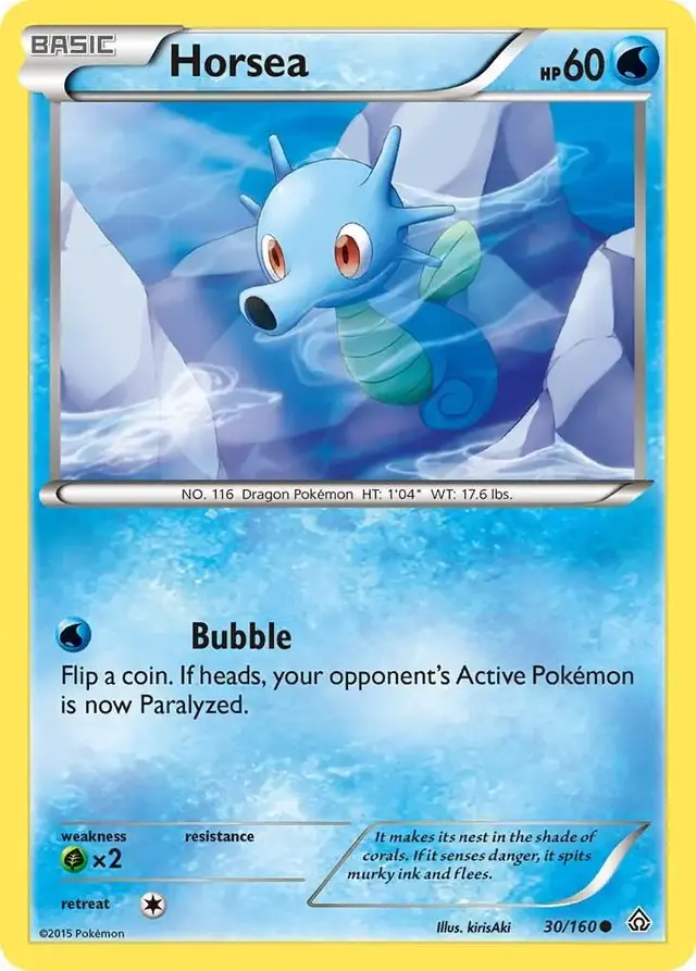 Horsea - Pokemon Primal Clash #30