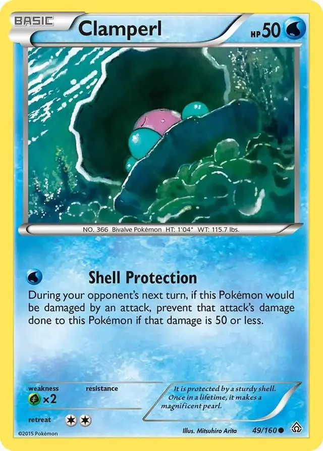 Clamperl - Pokemon Primal Clash #49