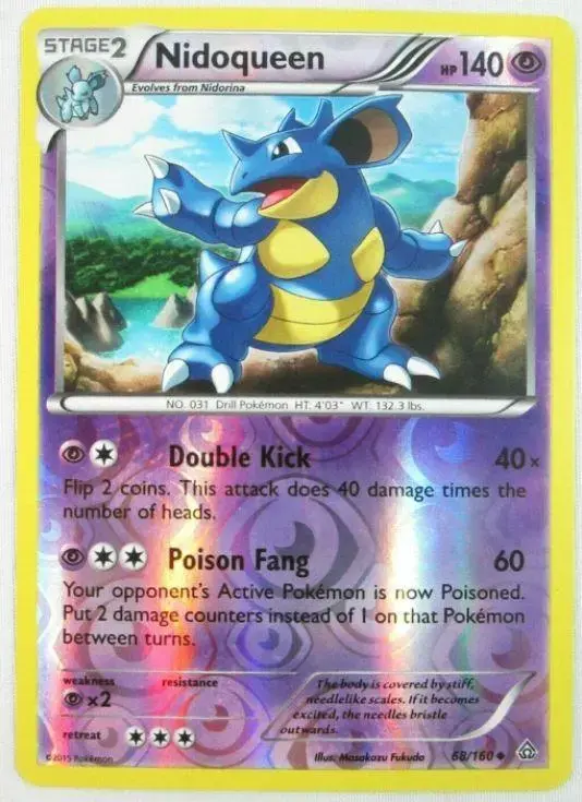 Nidoqueen [Reverse Holo] - Pokemon Primal Clash #68