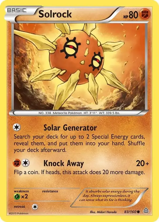 Solrock - Pokemon Primal Clash #83