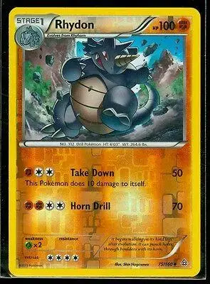 Rhydon [Reverse Holo] - Pokemon Primal Clash #75