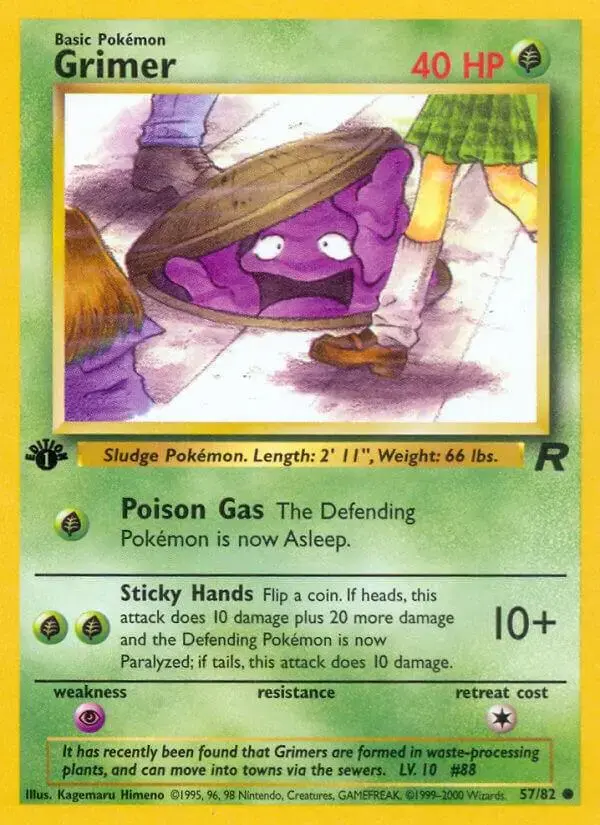 Grimer [1st Edition] - Pokemon Team Rocket #57
