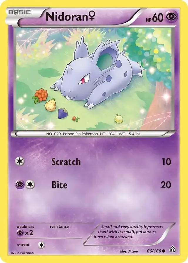 Nidoran - Pokemon Primal Clash #66