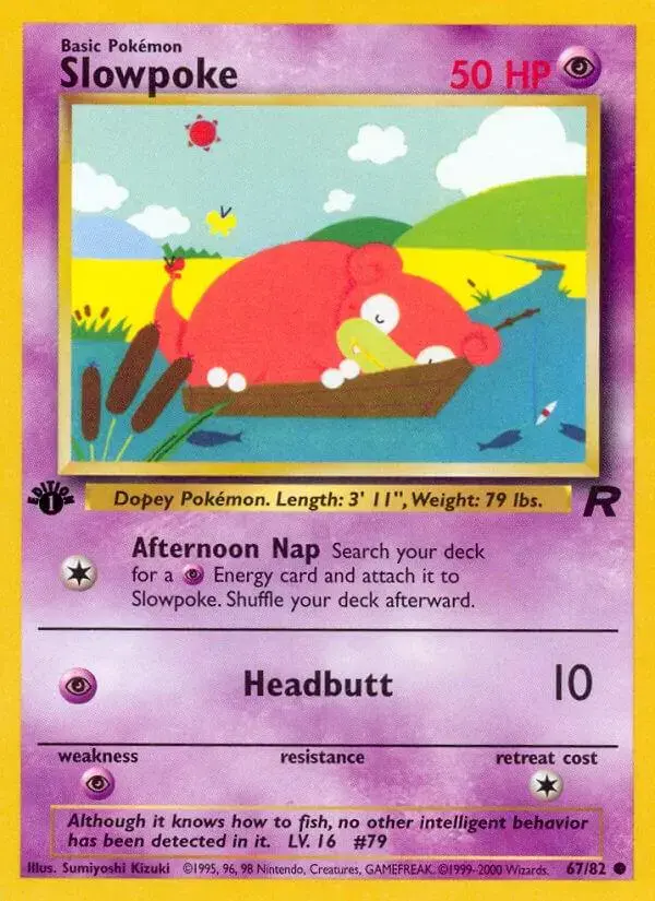 Slowpoke [1st Edition] - Pokemon Team Rocket #67