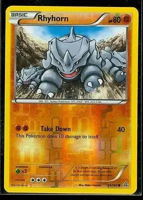 Rhyhorn [Reverse Holo] - Pokemon Primal Clash #74