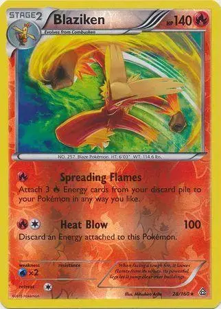 Blaziken [Reverse Holo] - Pokemon Primal Clash #28