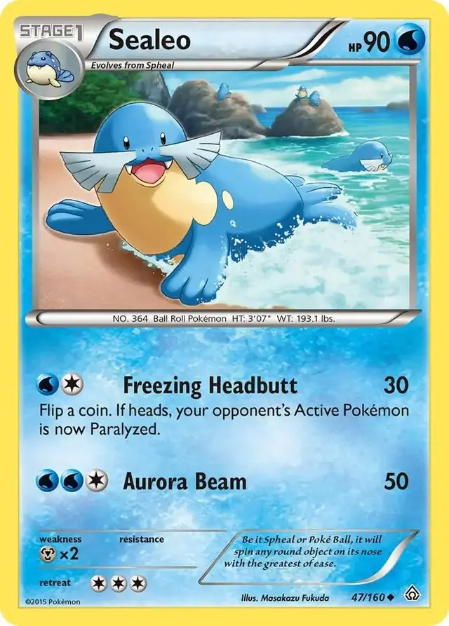 Sealeo - Pokemon Primal Clash #47