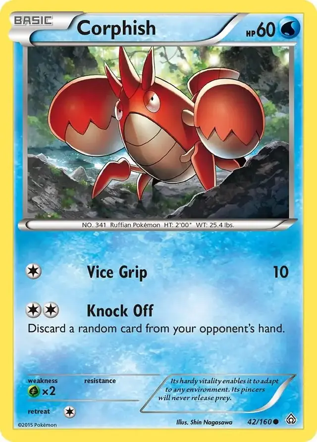 Corphish - Pokemon Primal Clash #42