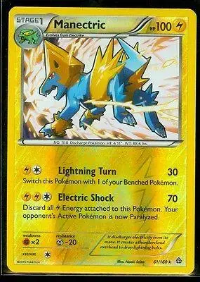 Manectric [Reverse Holo] - Pokemon Primal Clash #61