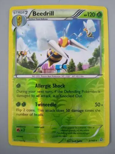 Beedrill [Reverse Holo] - Pokemon Primal Clash #3