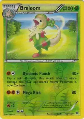 Breloom [Reverse Holo] - Pokemon Primal Clash #16