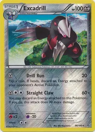 Excadrill [Reverse Holo] - Pokemon Primal Clash #96