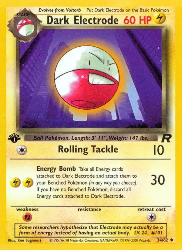 Dark Electrode [1st Edition] - Pokemon Team Rocket #34
