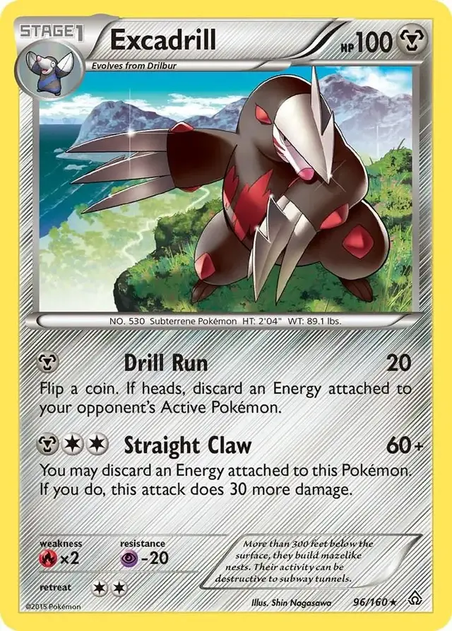 Excadrill - Pokemon Primal Clash #96