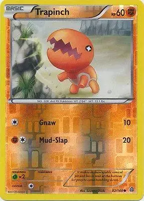 Trapinch [Reverse Holo] - Pokemon Primal Clash #82