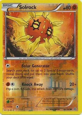 Solrock [Reverse Holo] - Pokemon Primal Clash #83