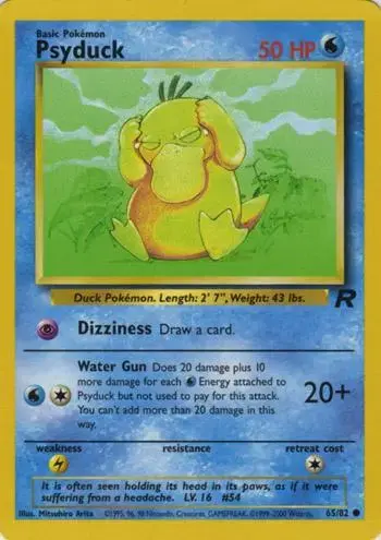 Psyduck - Pokemon Team Rocket #65