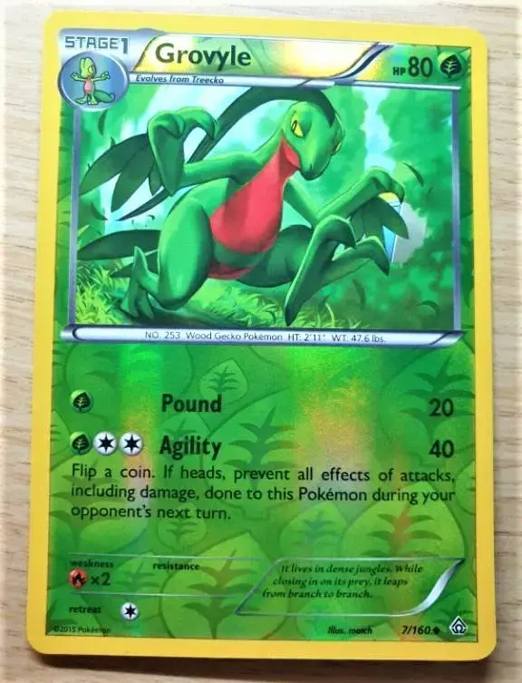 Grovyle [Reverse Holo] - Pokemon Primal Clash #7