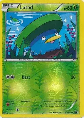 Lotad [Reverse Holo] - Pokemon Primal Clash #10