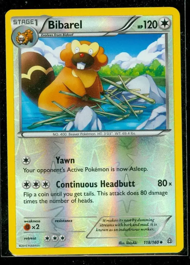 Bibarel [Reverse Holo]