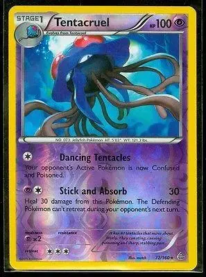 Tentacruel [Reverse Holo] - Pokemon Primal Clash #72