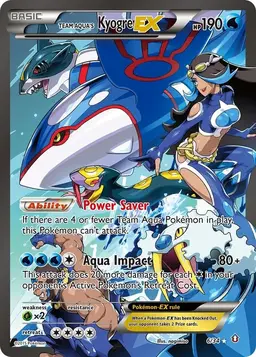 Team Aqua's Kyogre EX #6 - Pokemon Double Crisis