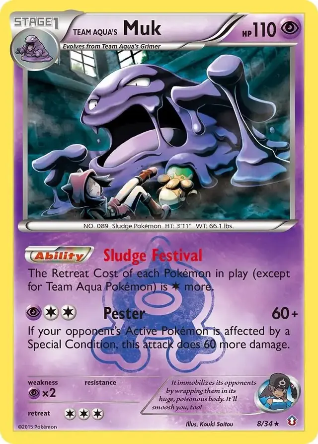 Team Aqua's Muk - Pokemon Double Crisis #8