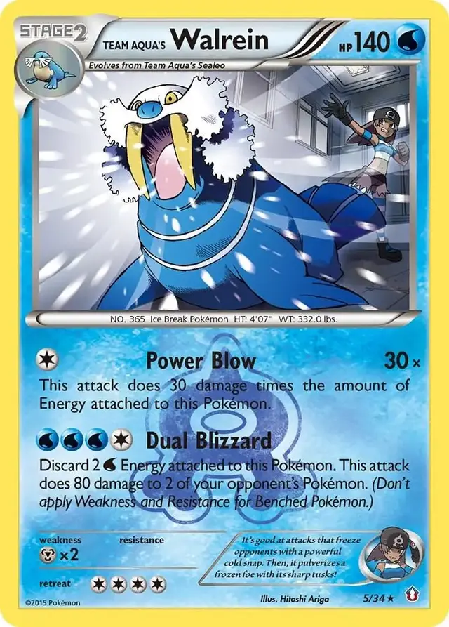 Team Aqua's Walrein - Pokemon Double Crisis #5
