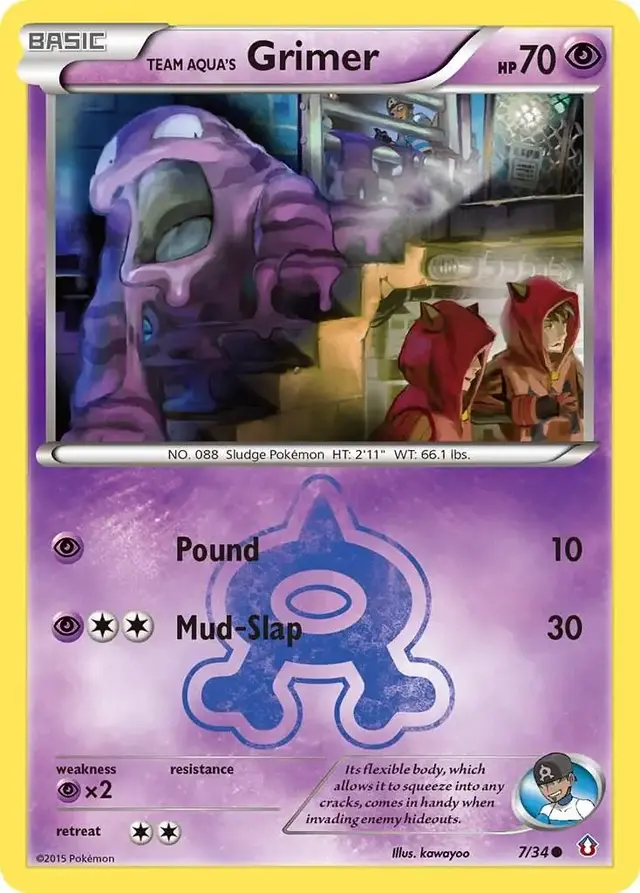 Team Aqua's Grimer - Pokemon Double Crisis #7