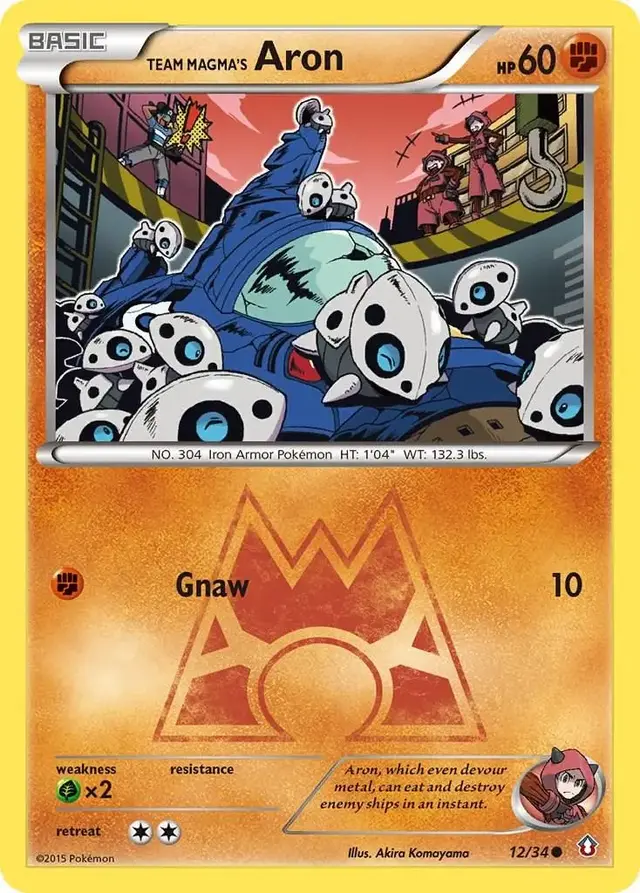 Team Magma's Aron - Pokemon Double Crisis #12