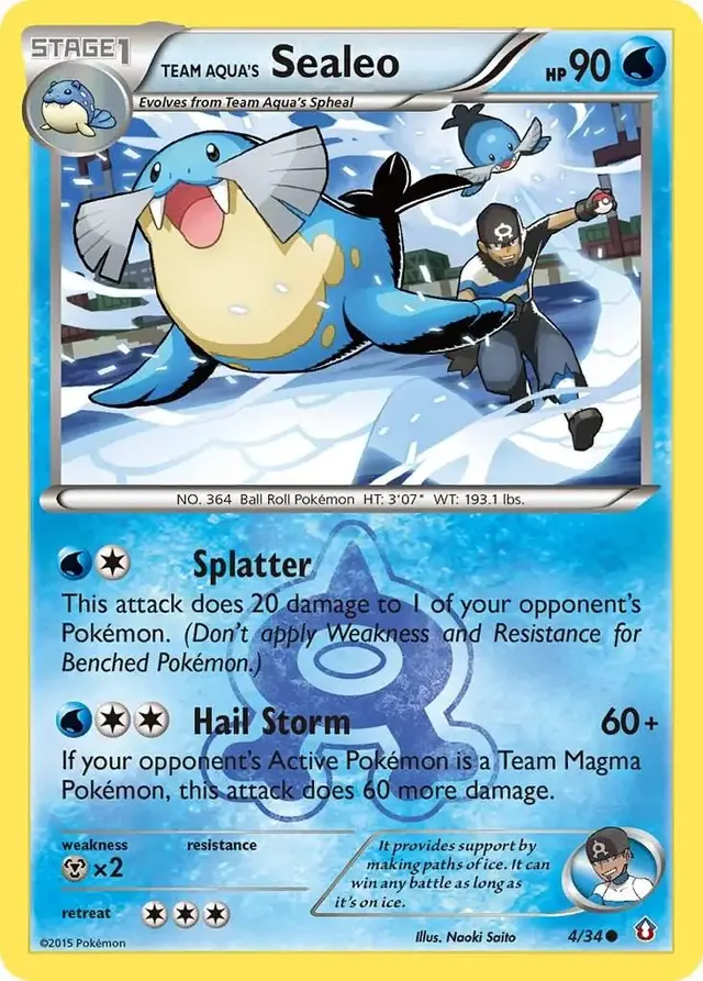 Team Aqua's Sealeo - Pokemon Double Crisis #4